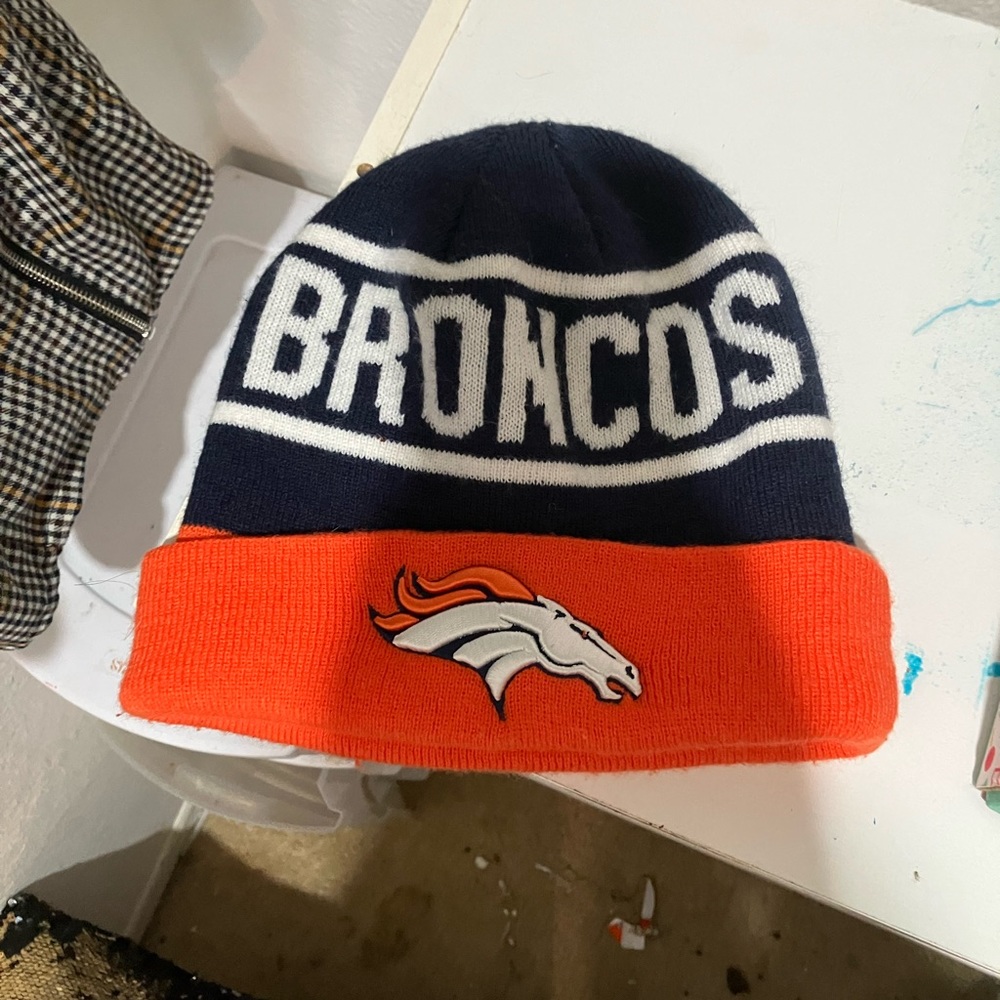 Denver broncos beanie